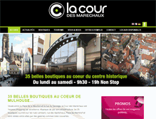 Tablet Screenshot of courdesmarechaux.fr